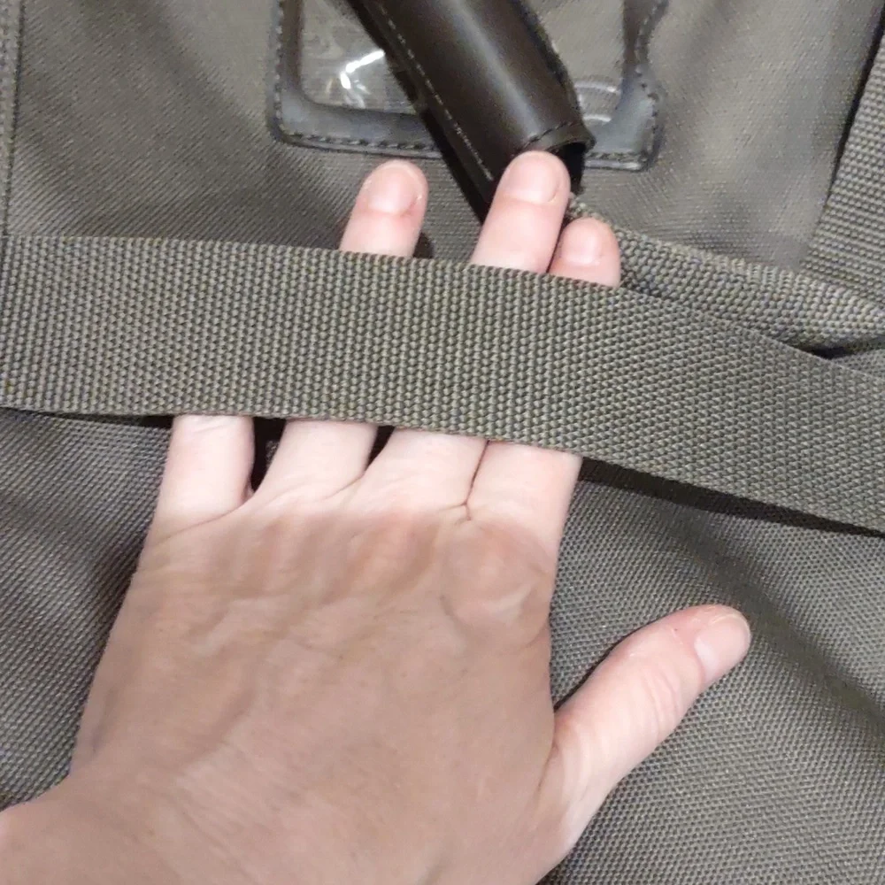 American tourister canvas computer briefcase bag
